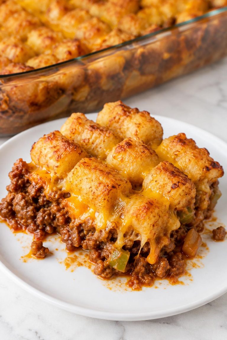 Tater Tot Sloppy Joe Bake