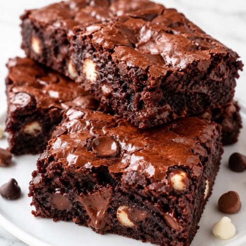Triple Chocolate Brownies
