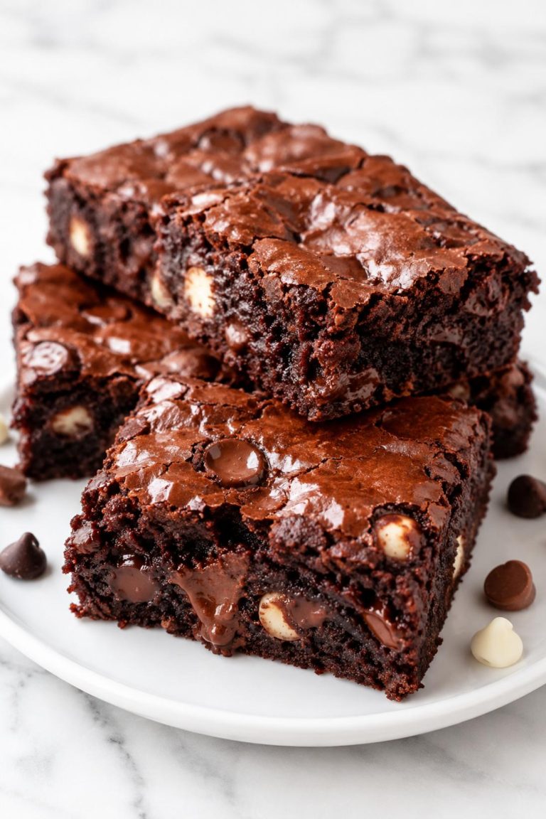 Triple Chocolate Brownies