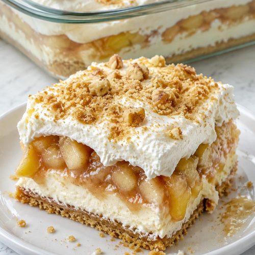 Apple Dessert Lasagna Salad