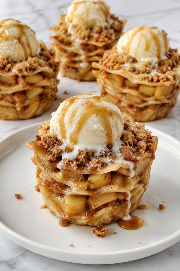 Apple Pie Lasagna Cups