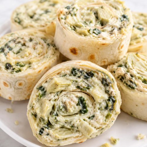 Artichoke Dip Pinwheels