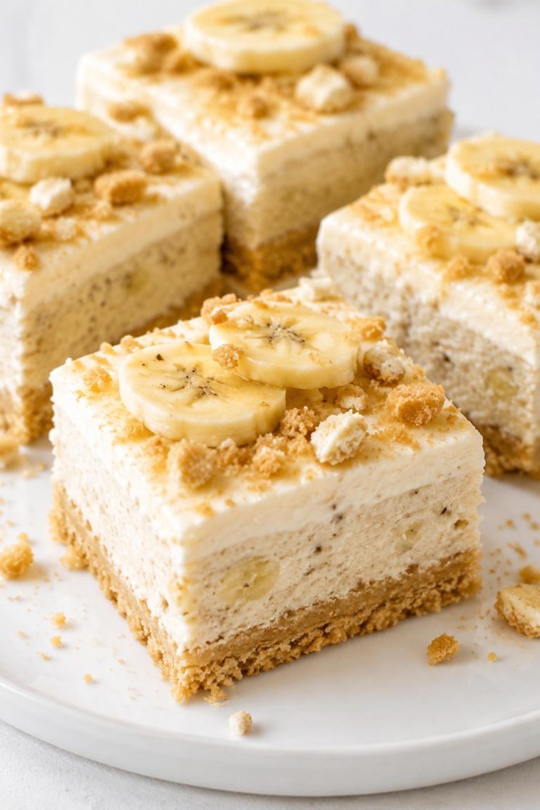 Banana Cheesecake Bars