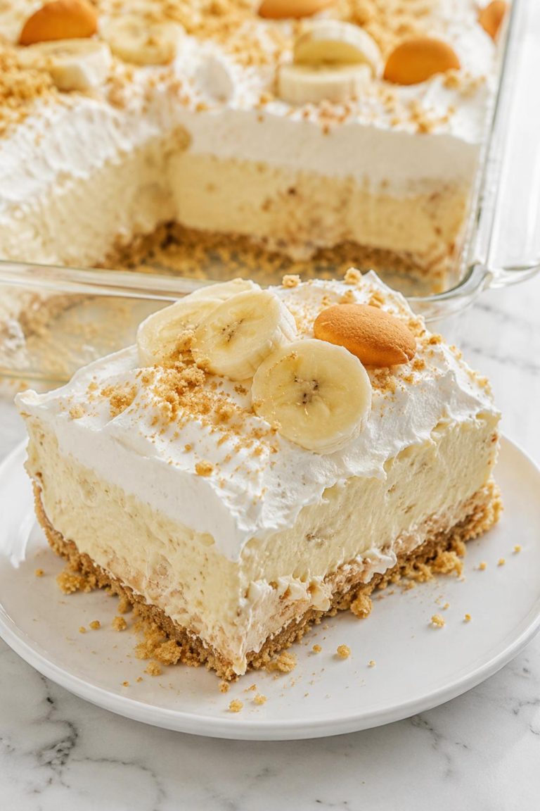 Banana Cream Cheesecake Dessert