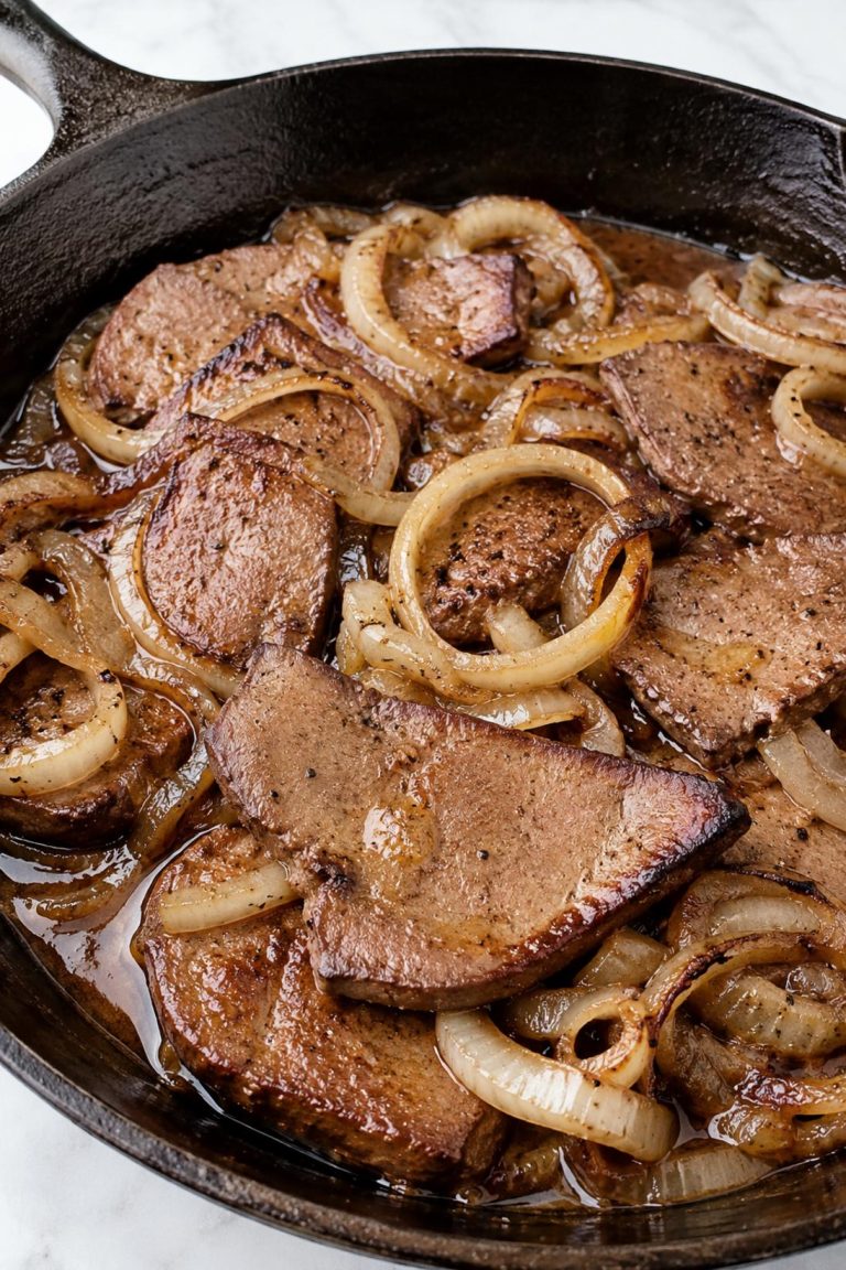 Beef Liver and Onions Skillet