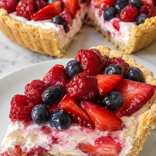 Berry Shortcake Pie