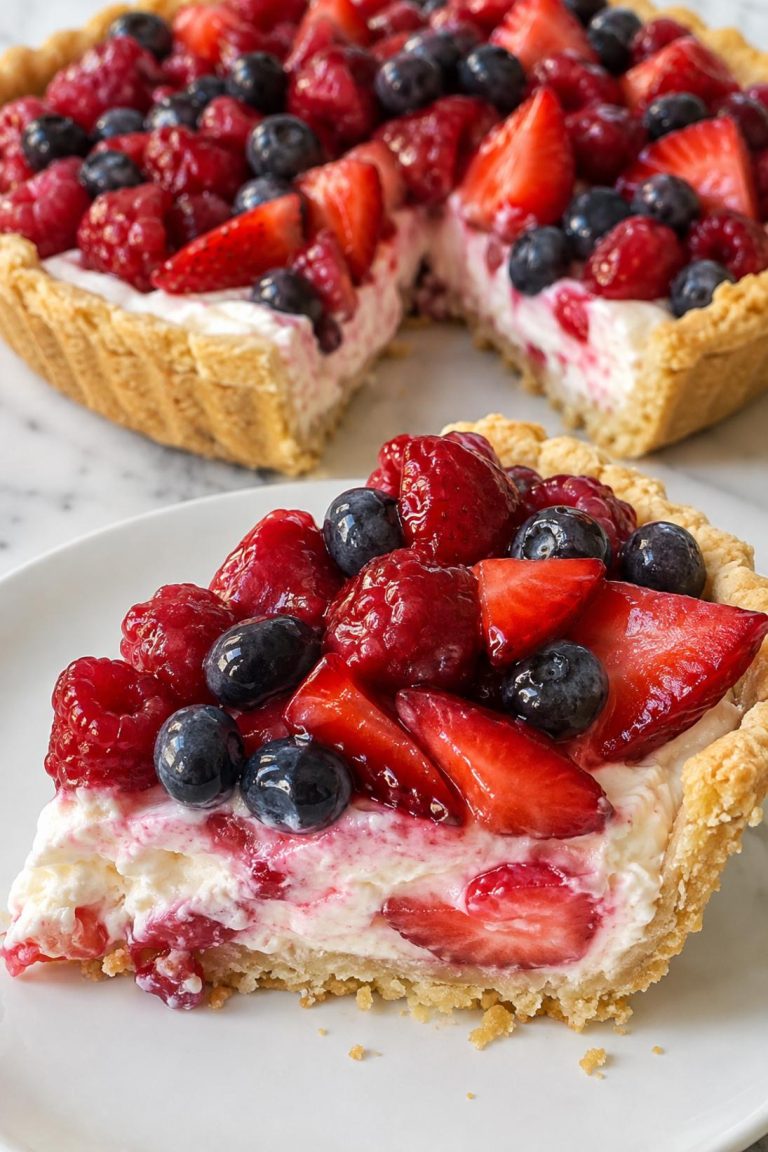 Berry Shortcake Pie