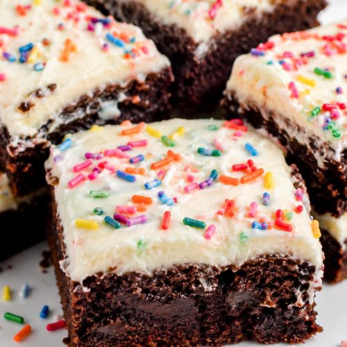 Birthday Cake Brownies