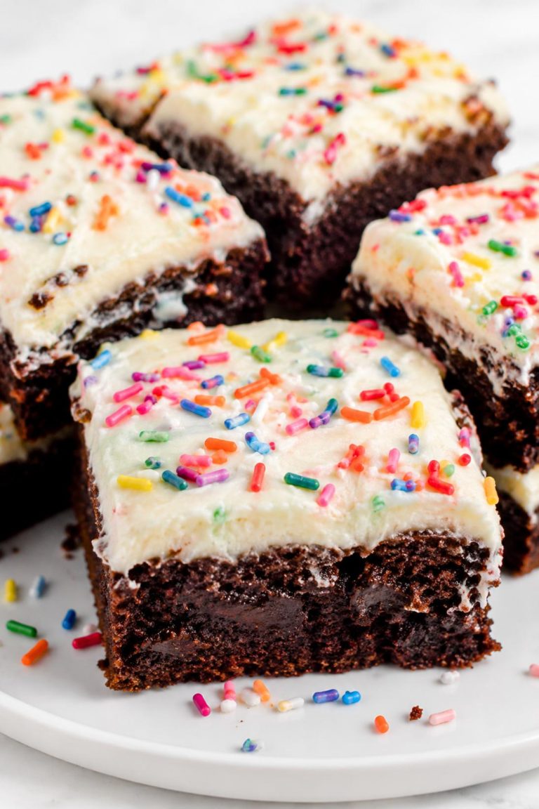 Birthday Cake Brownies