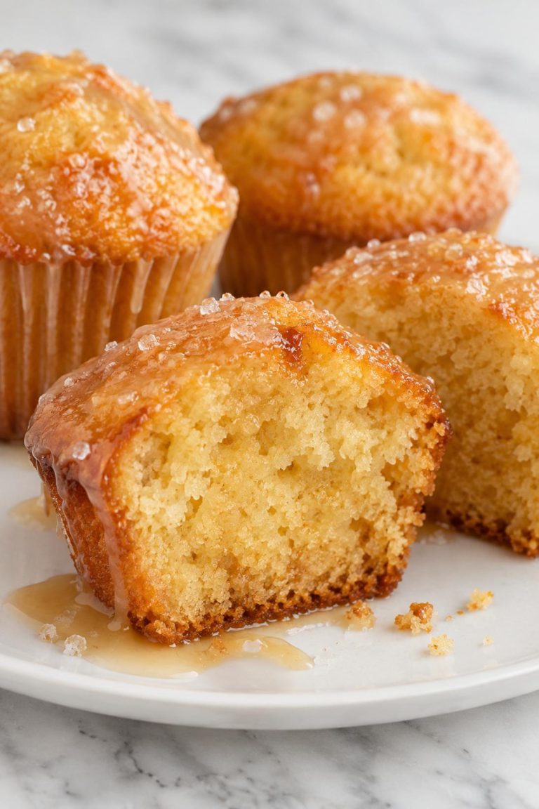 Butter Rum Cake Muffins