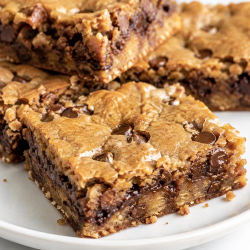 Cake Mix Chocolate Blondies