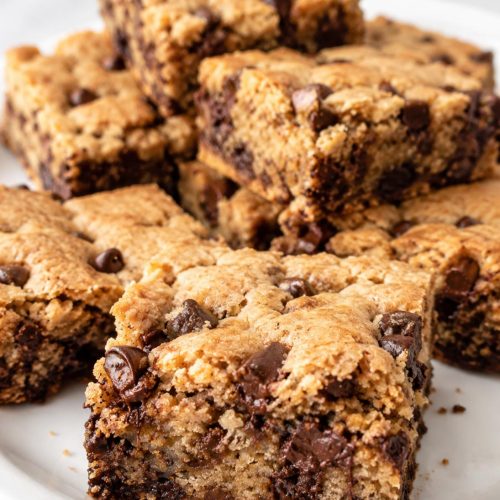 Cake Mix Chocolate Blondies