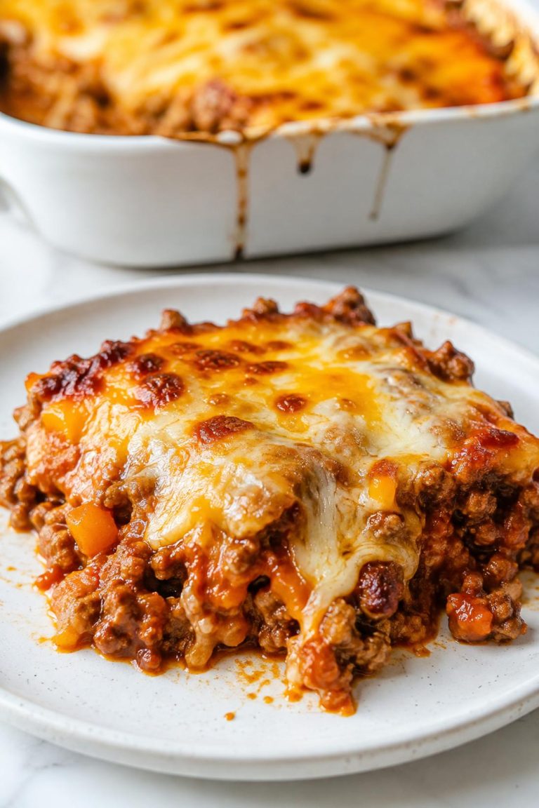 Cheesy Sloppy Joe Bake