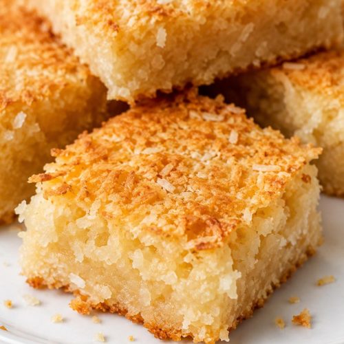 Chewy Coconut Cookie Bars