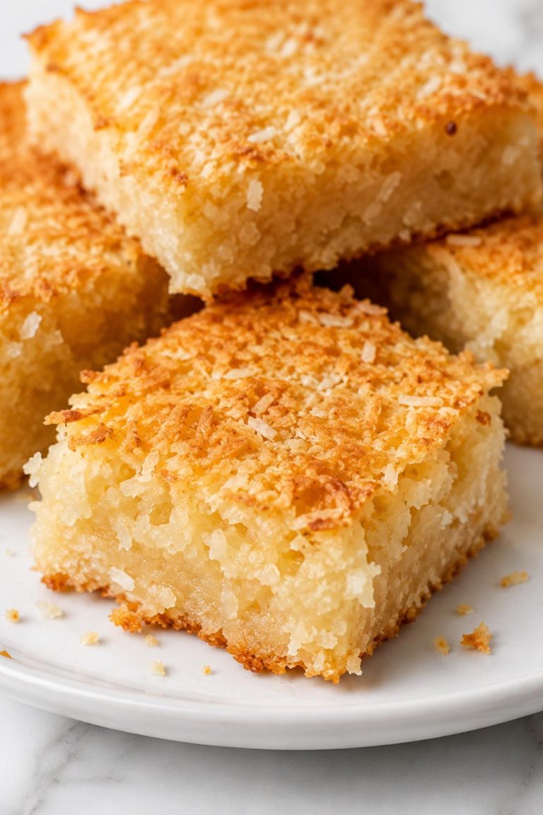 Chewy Coconut Cookie Bars