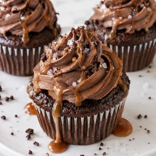 Chocolate Caramel Cupcakes