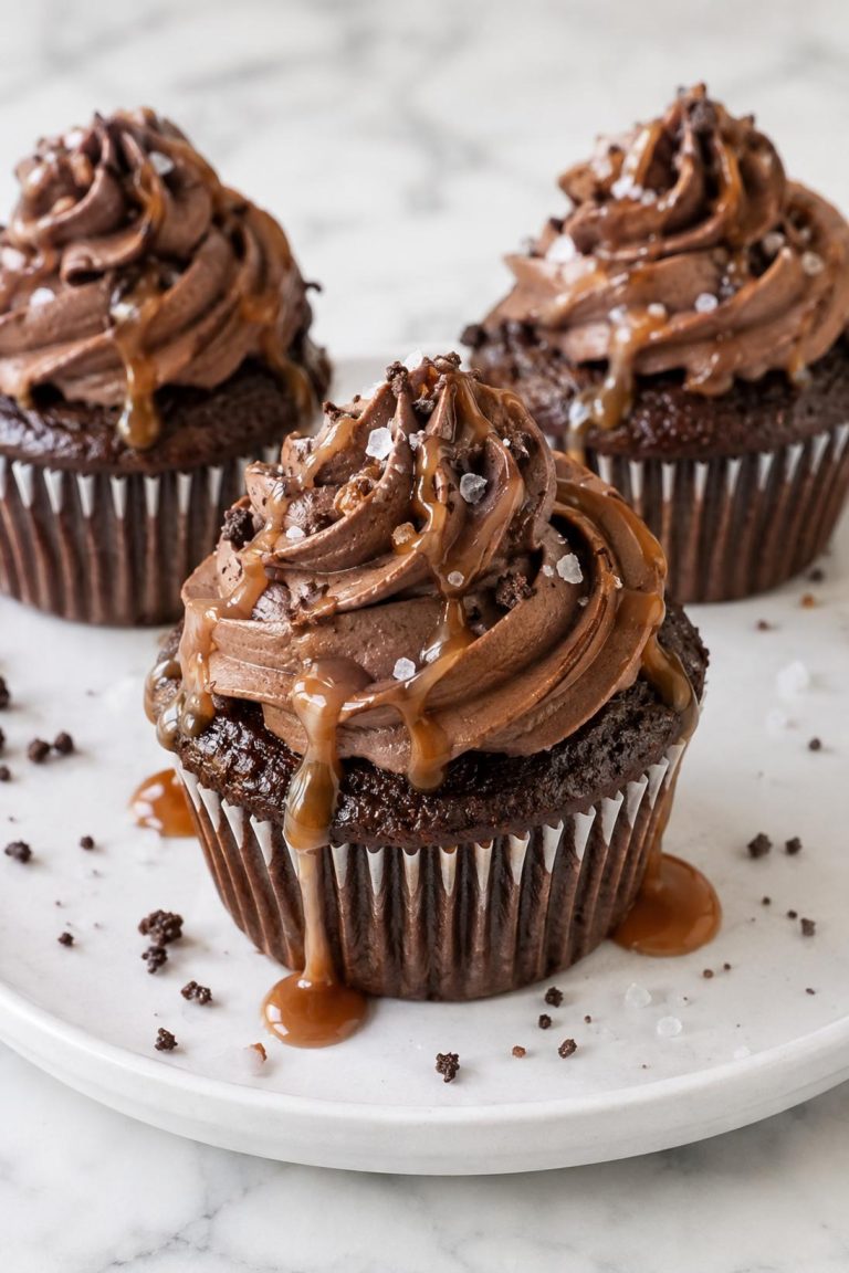 Chocolate Caramel Cupcakes