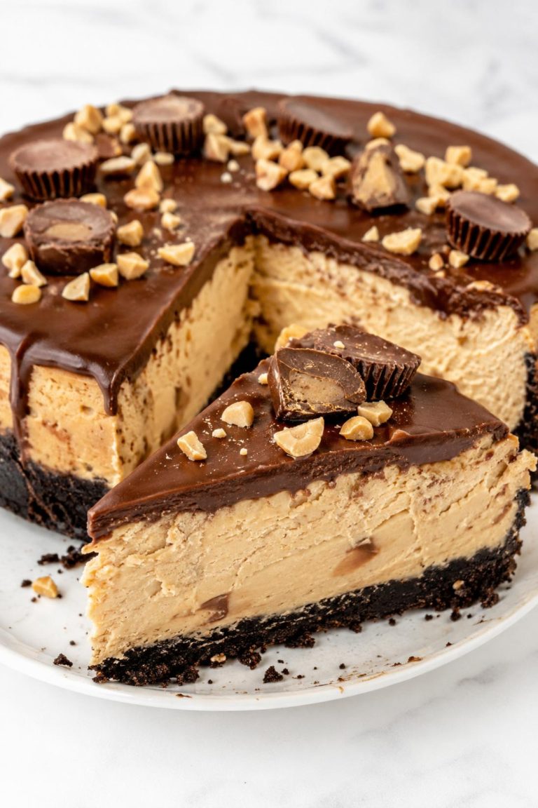 Chocolate Peanut Butter Cheesecake