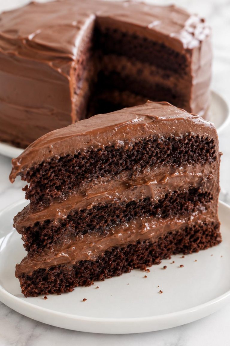 Chocolate Pudding Layer Cake