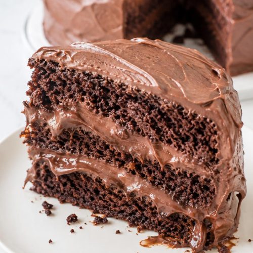 Classic Chocolate Pudding Layer Cake