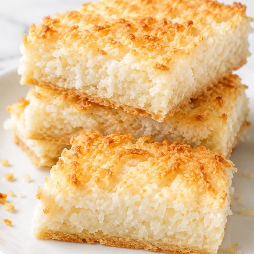 Coconut Macaroon Cookie Bars