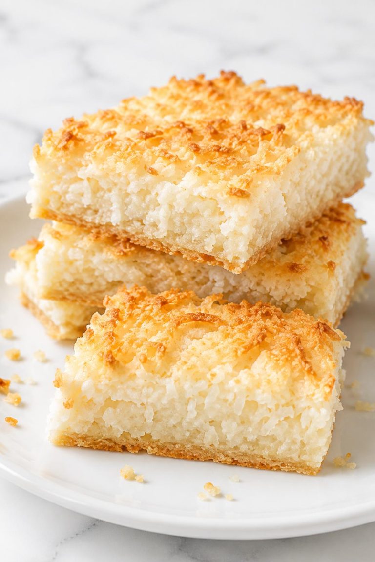 Coconut Macaroon Cookie Bars