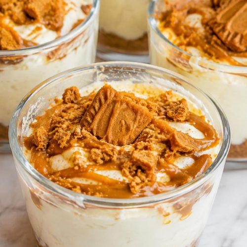 Cookie Butter Cheesecake Cups