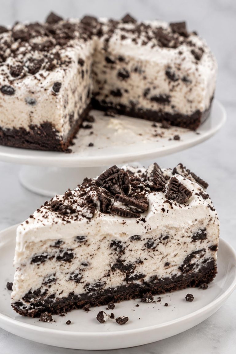 Cookies and Cream Ice Cream Cheesecake