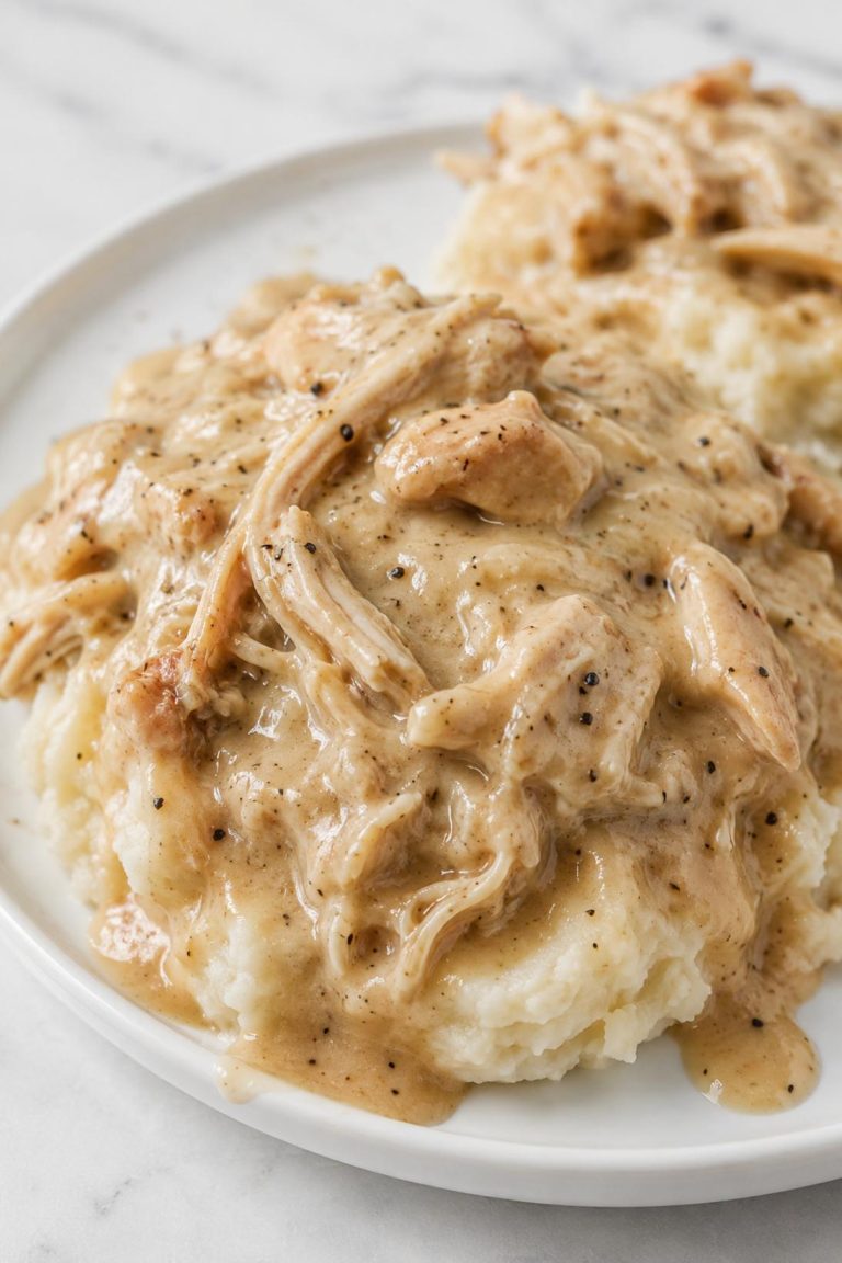 Creamy Chicken Gravy Dinner