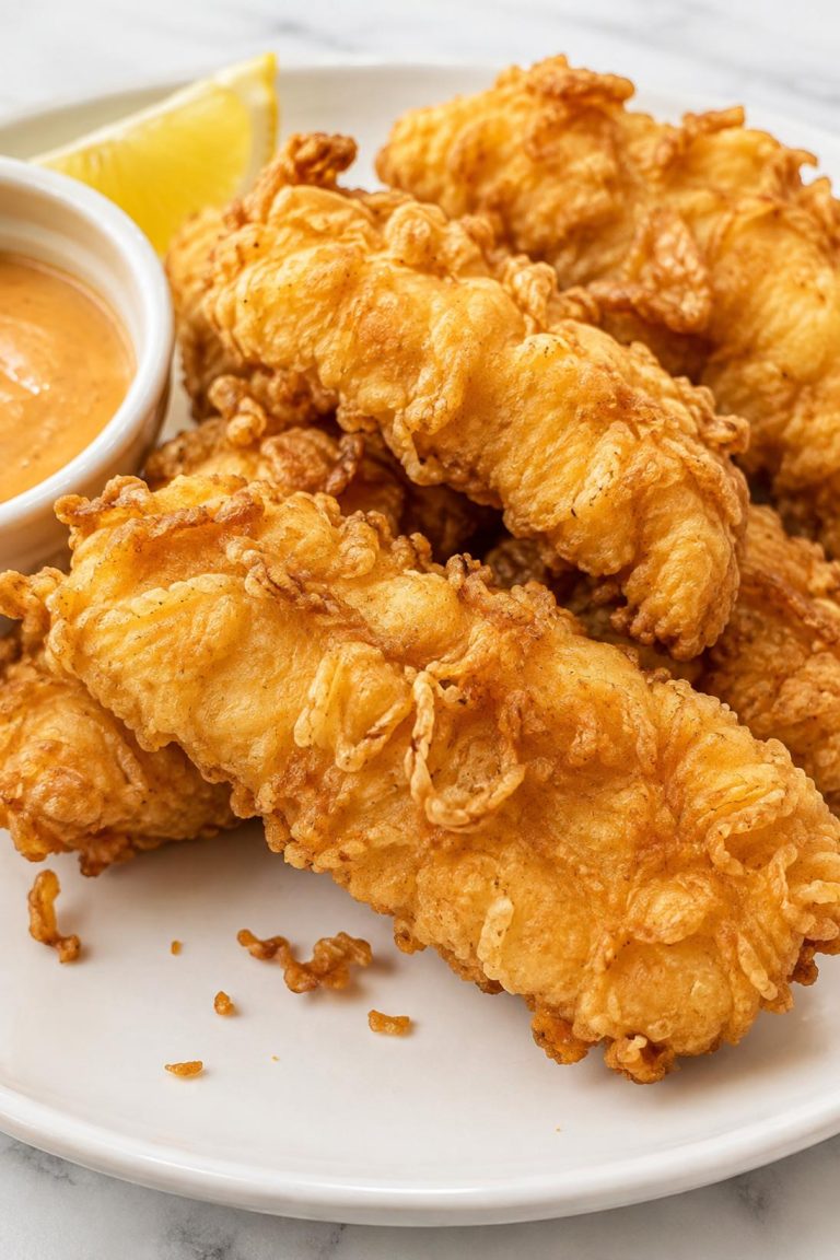 Crispy Tempura Chicken Tenders