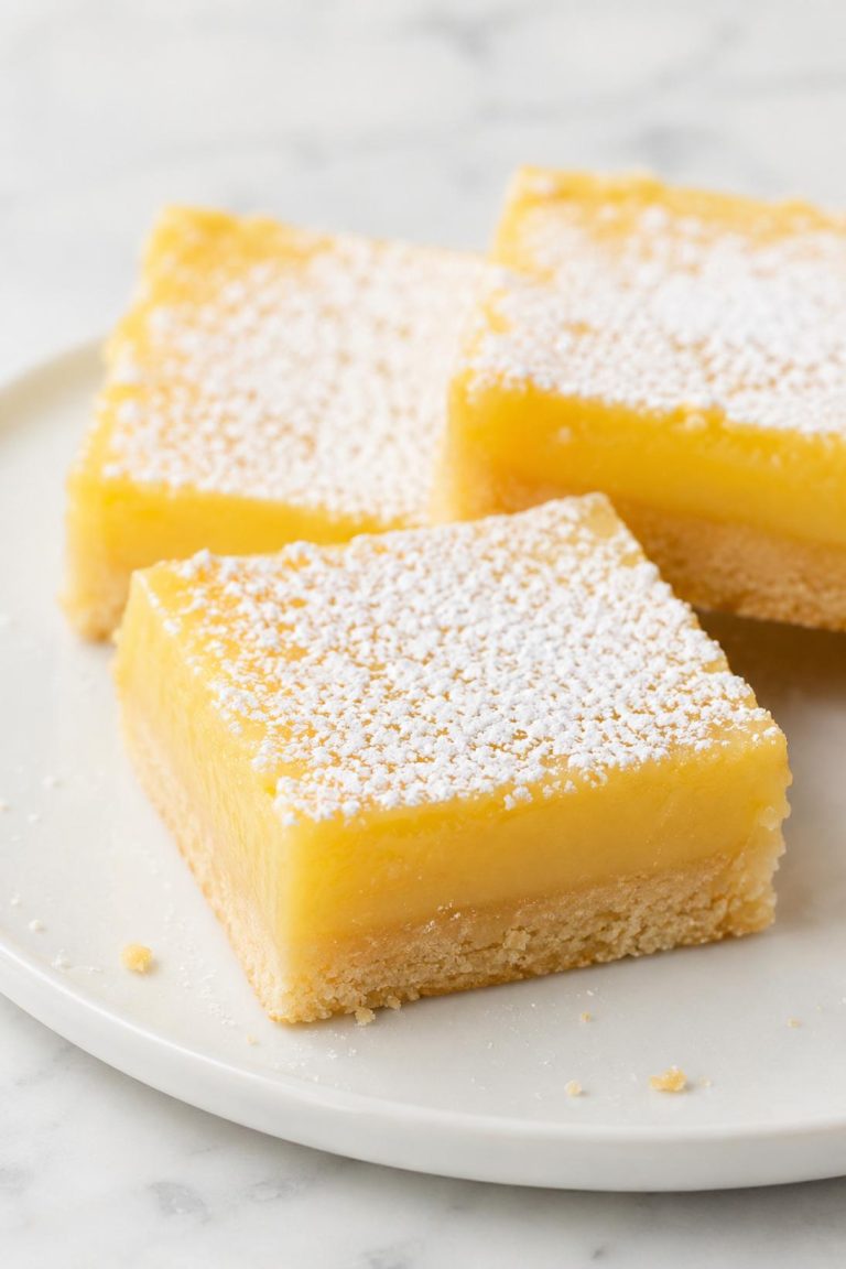 Custard Lemon Pie Bars