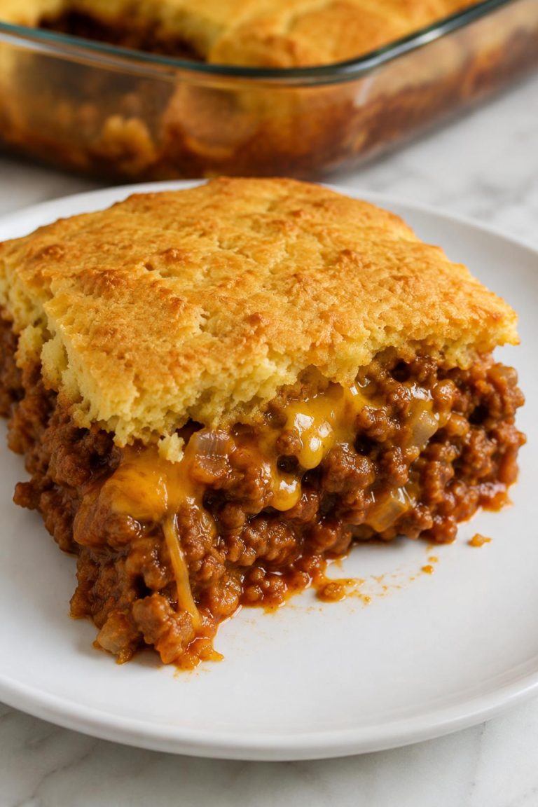 Ground Beef Sloppy Joe Bake