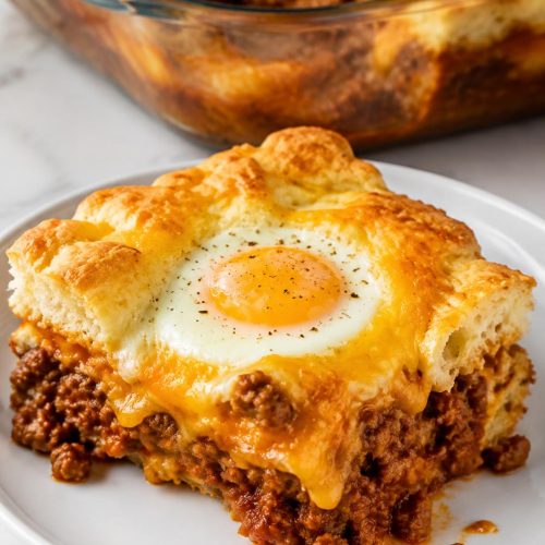 Ground Beef Sloppy Joe Brunch Bake