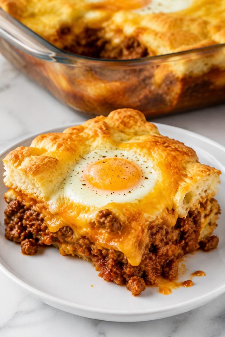 Ground Beef Sloppy Joe Brunch Bake