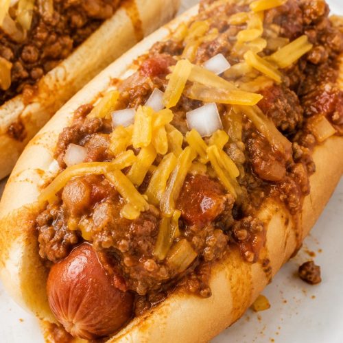 Holiday Hot Dog Chili Topping