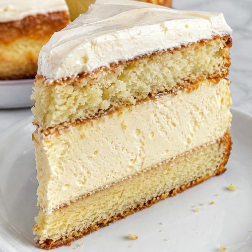 Layered Cheesecake Cake