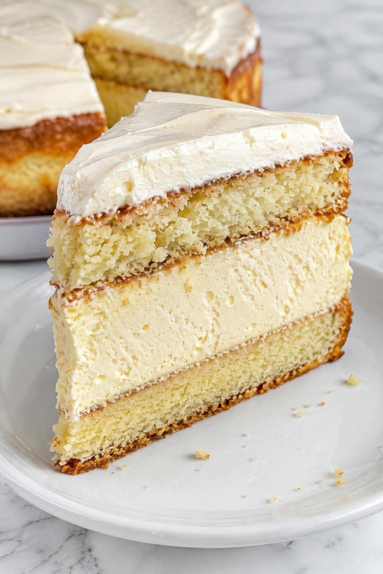 Layered Cheesecake Cake