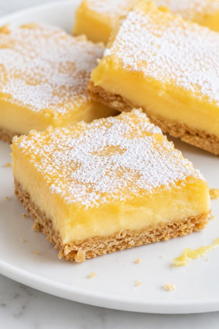 Lemon Icebox Bars