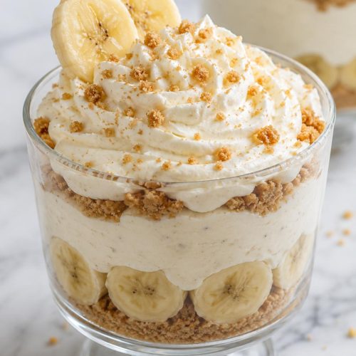No-Bake Banana Cheesecake Trifle