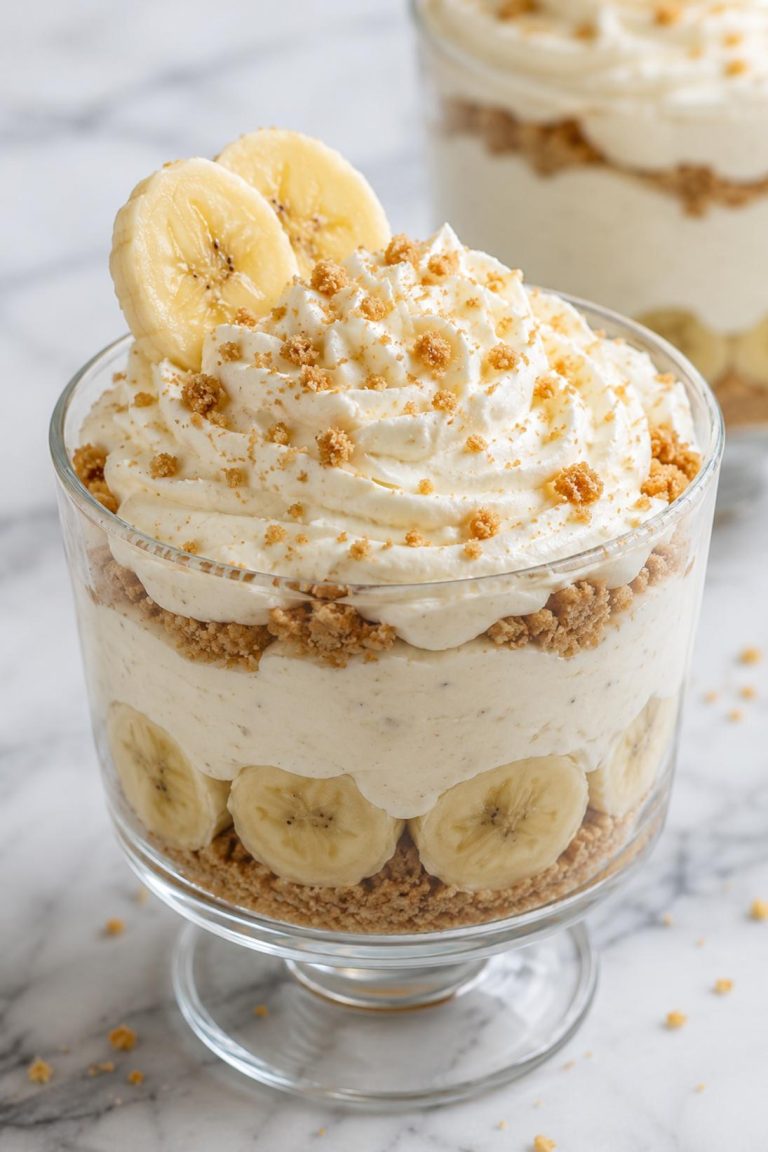 No-Bake Banana Cheesecake Trifle