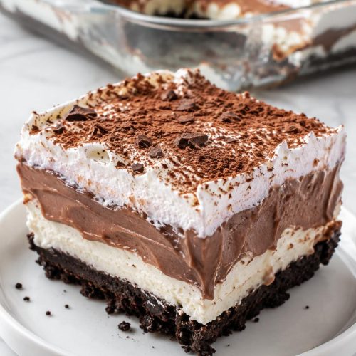 No-Bake Chocolate Cream Layered Dessert