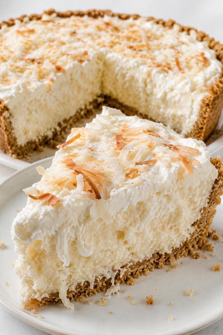 No-Bake Coconut Pie