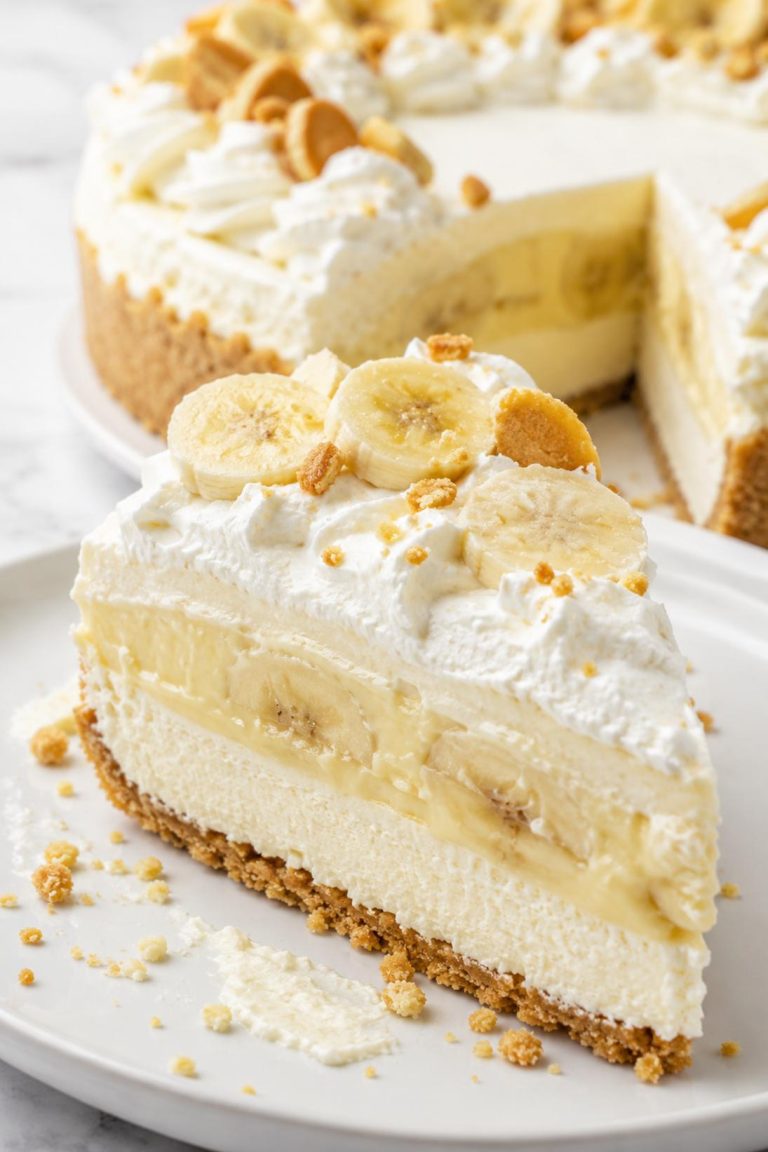 No-Bake Southern Banana Pudding Cheesecake