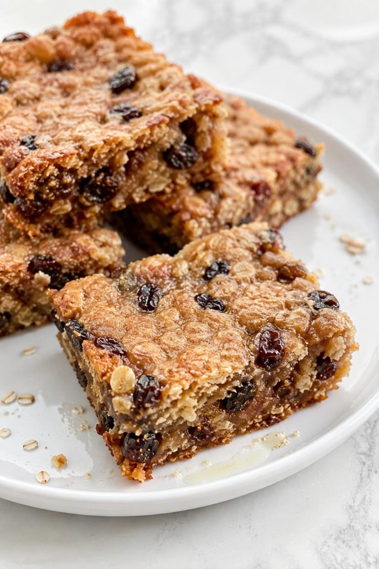 Oatmeal Raisin Cookie Bars