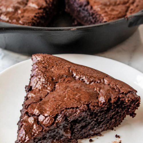 Old-Fashioned Brownie Skillet Brownie