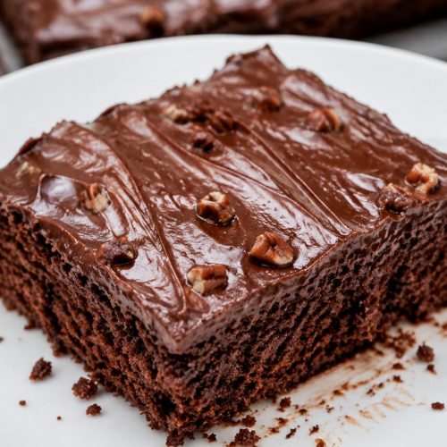 Old-Fashioned Chocolate Texas Cake