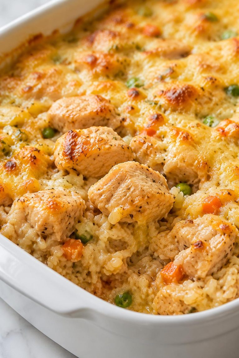 One-Pan Chicken Rice Casserole
