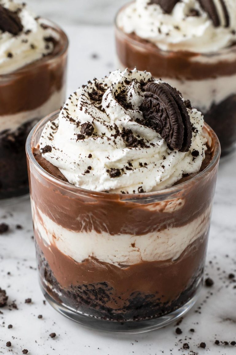 Oreo Mud Pie Cups