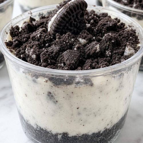 Oreo Pudding Cheesecake Cups