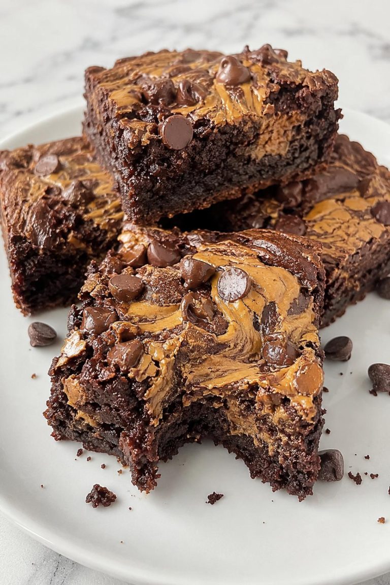 Peanut Butter Chocolate Chip Brownies